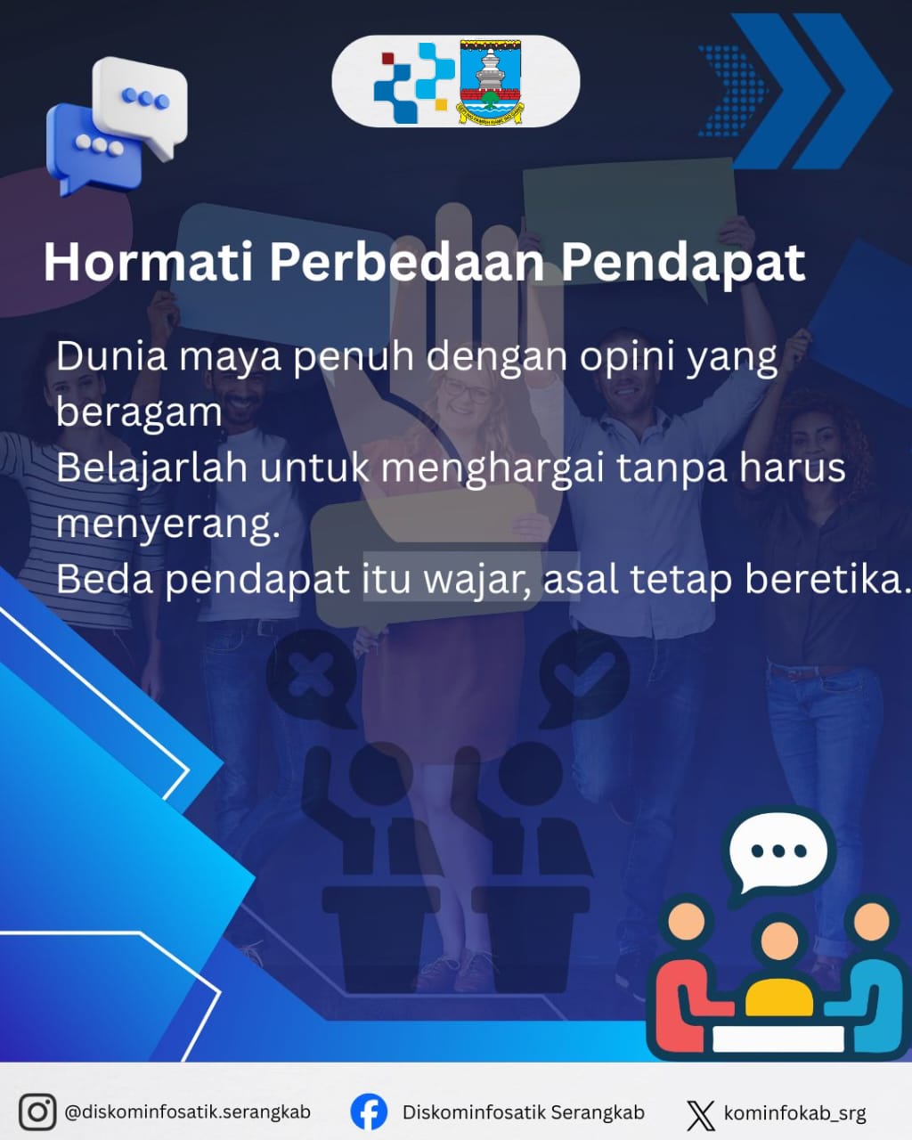 <p>Bijak Berkomentar Di Sosial Media</p>
